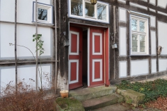 Aus dem Haus auf die Terrasse