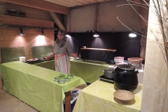 Platz für ein Buffet