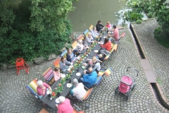 Frühstück auf der Terrasse